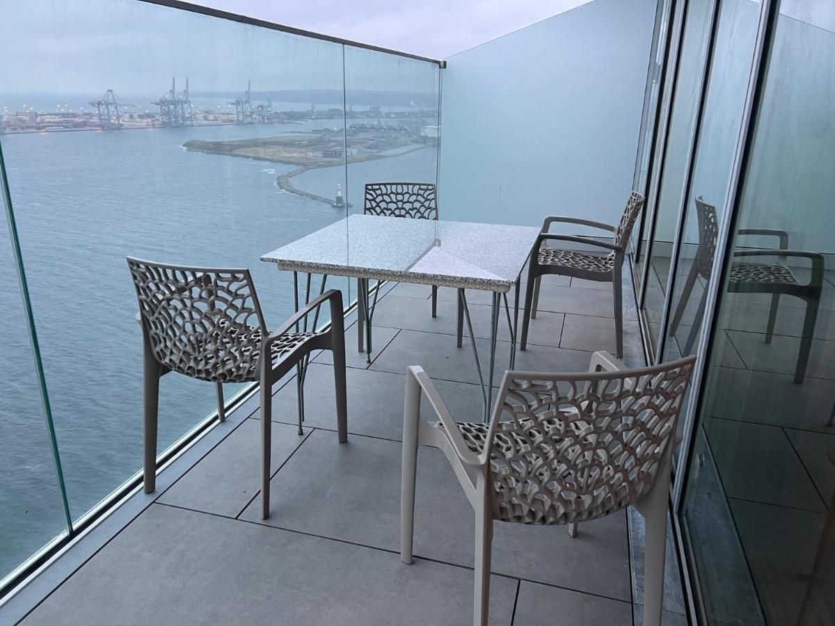 26-Etage Lejlighed Med Utrolig Havudsigt Århus Extérieur photo