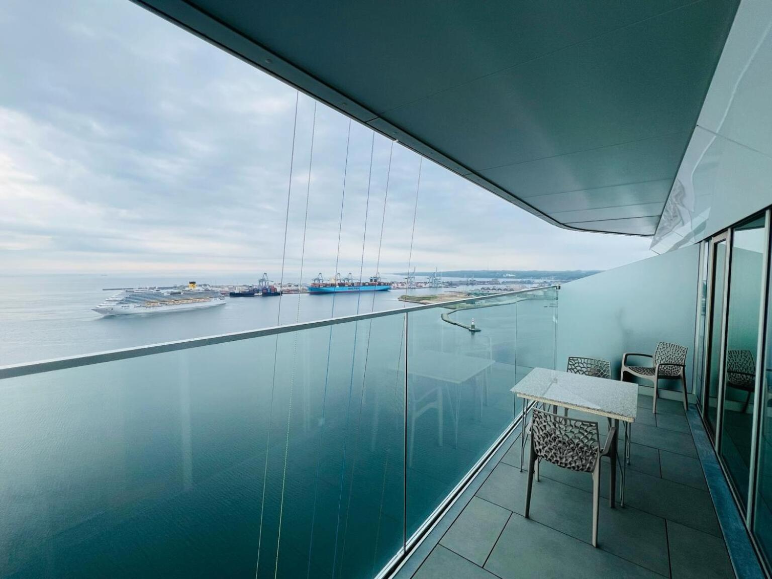 26-Etage Lejlighed Med Utrolig Havudsigt Århus Extérieur photo
