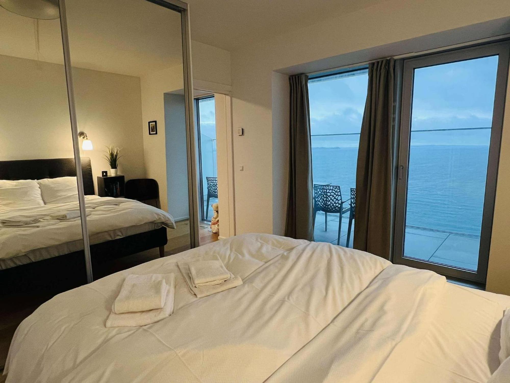 26-Etage Lejlighed Med Utrolig Havudsigt Århus Extérieur photo